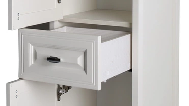 Пенал белый 1 ящик Монте 40 (петли слева)