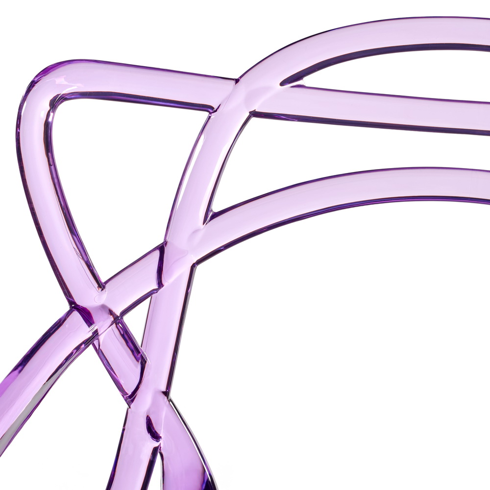 Стул Maestro прозрачный сиреневый