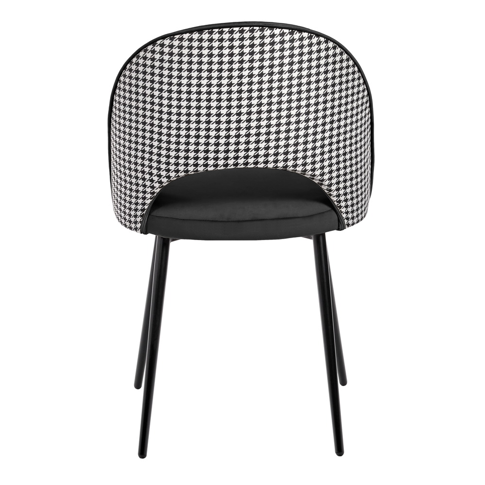 Стул Lion чёрный с жаккардом