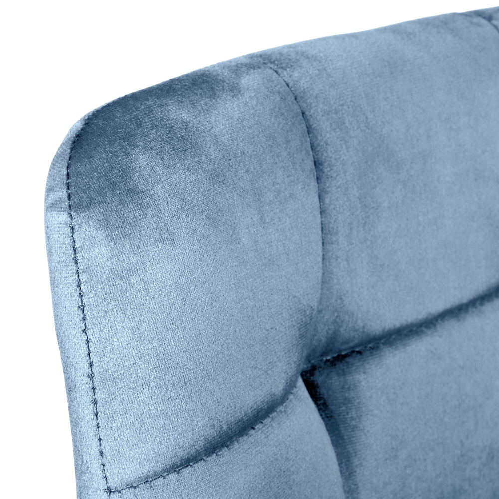 Стул Breeze бирюзовый с ножками под дерево