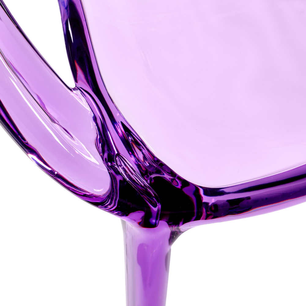 Стул Maestro прозрачный сиреневый