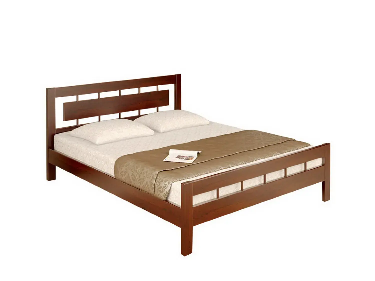 Кровать массив сосны двухспальная Сакура 160х200
