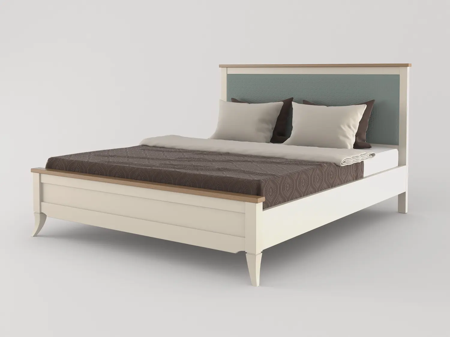 Кровать  "Римини"180х200  с мягким изголовьем