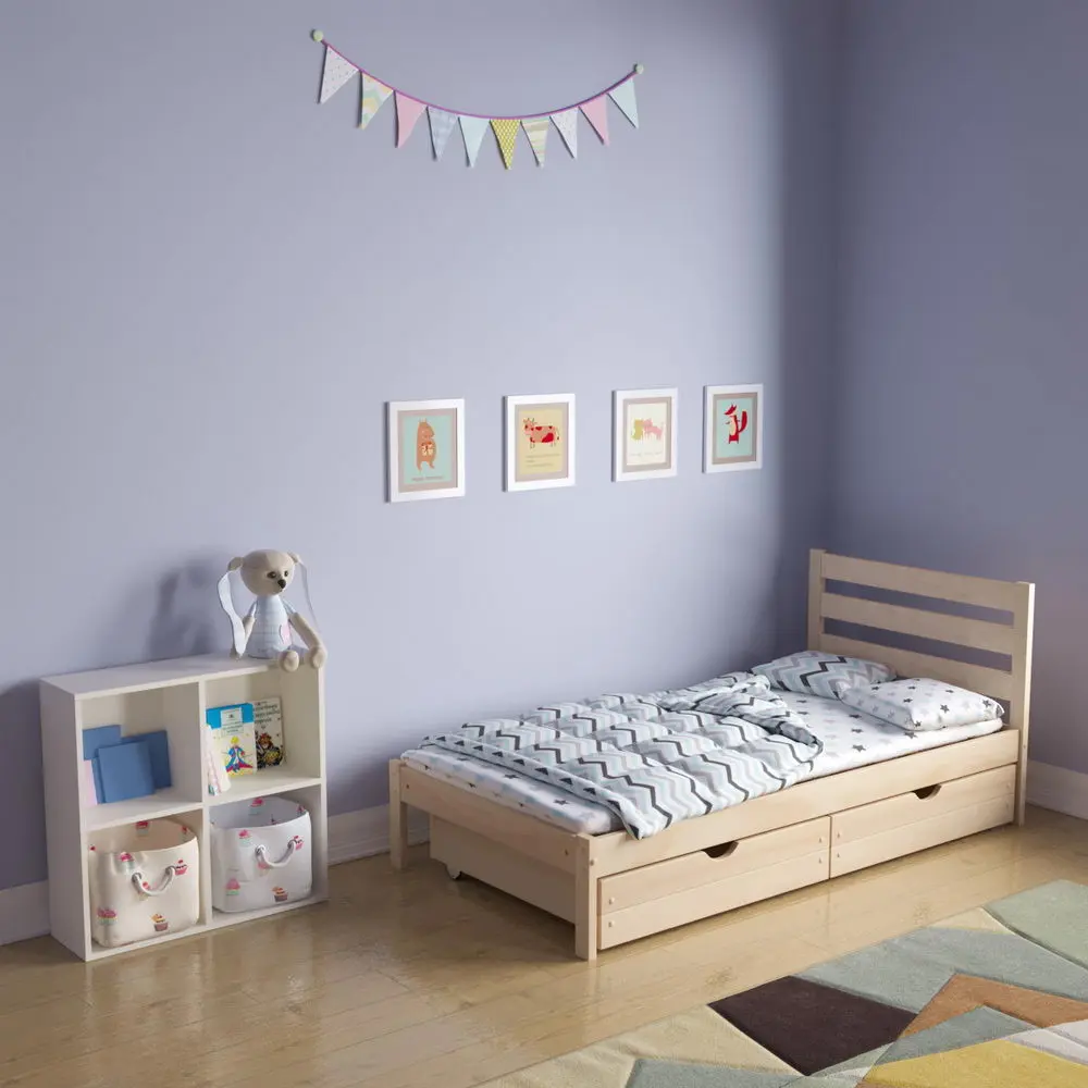 Кроватка детская без ящиков сосна Софа мини 800*1600
