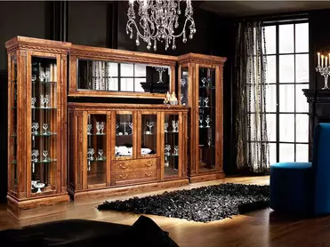 Шкаф с витриной Риека  ГМ 5801 
