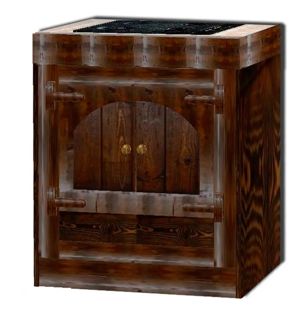 Шкаф-стол Иван да Марья НК 014 (П) столешница из плитки, двери без росписи
