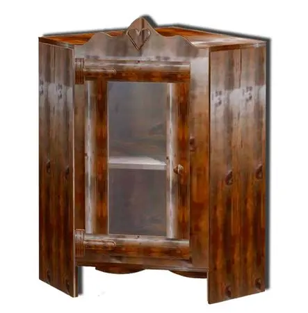 Шкаф настенный Иван да Марья ВК 008 (угл) дверь со стеклом
