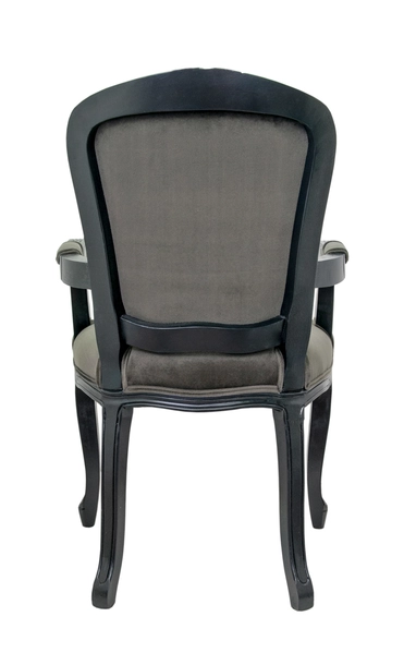 Мягкий стул с подлокотниками Gran Arm Grey