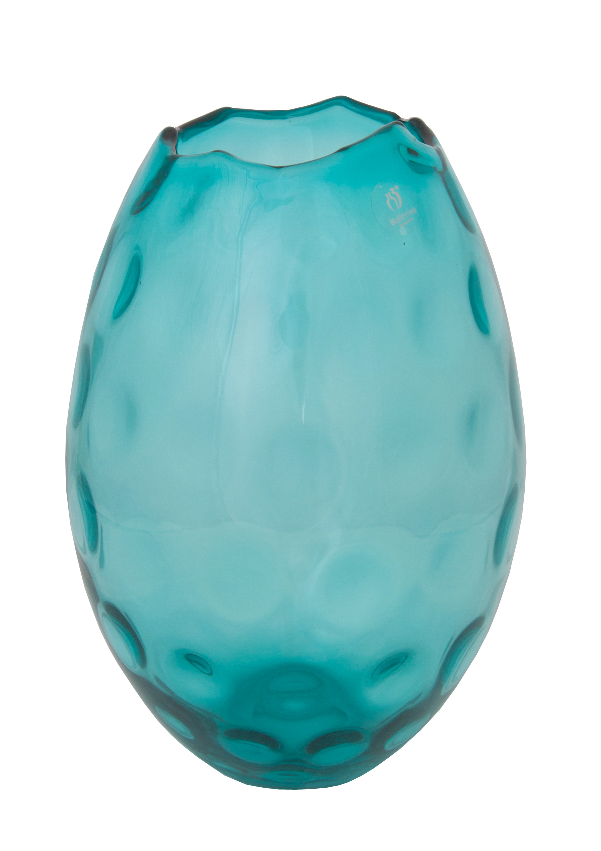 Настольные вазы Blue glass vase