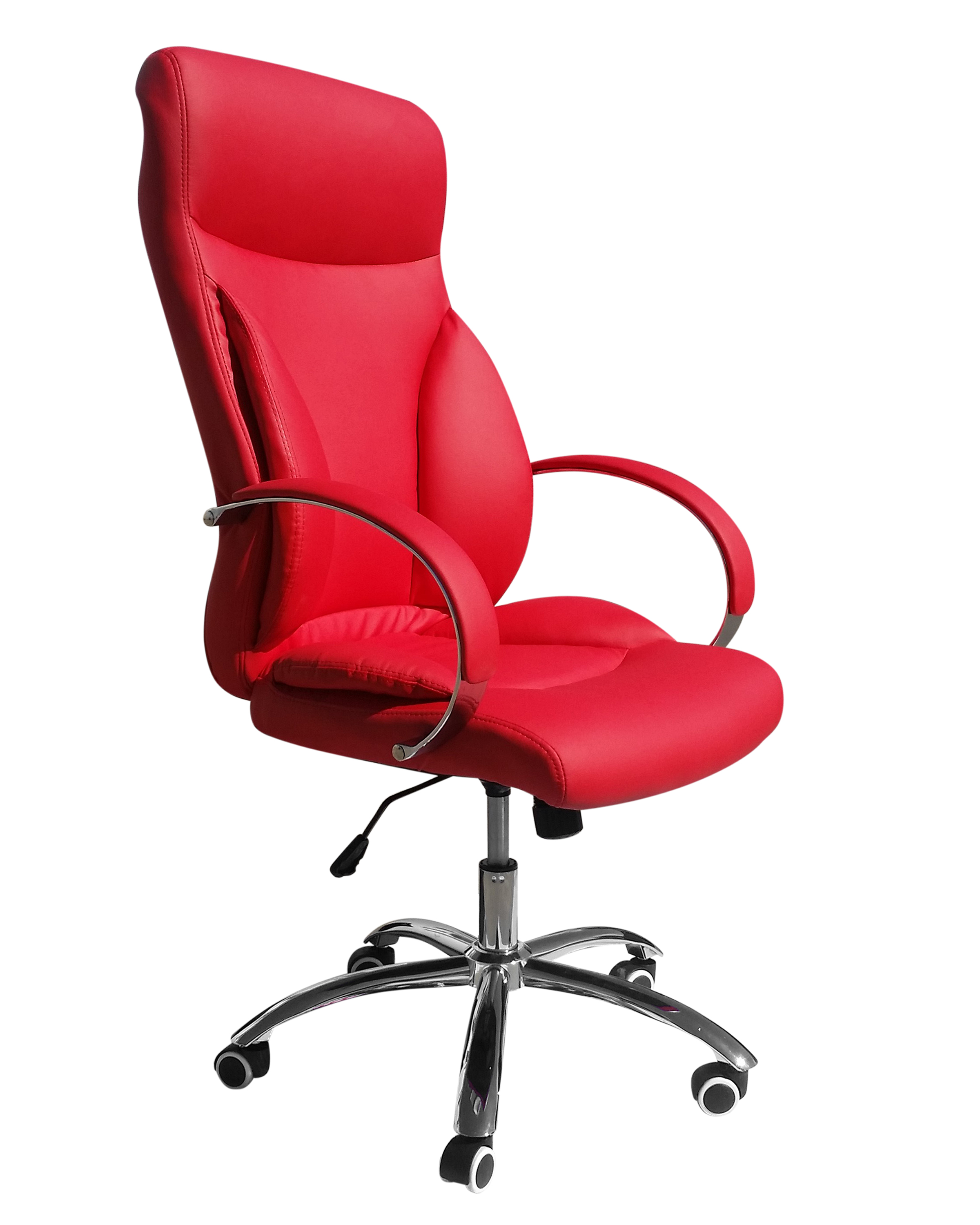 Офисное кресло для персонала LMR-104B, красный