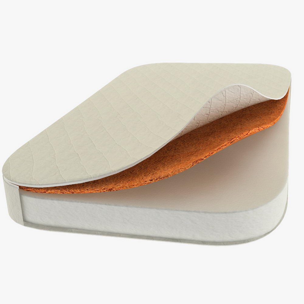 Матрас DreamTex Прямоугольный 140х70х11см (Холкон 8см/Бикокос 3см) для кроватки Dreams Smart Бук