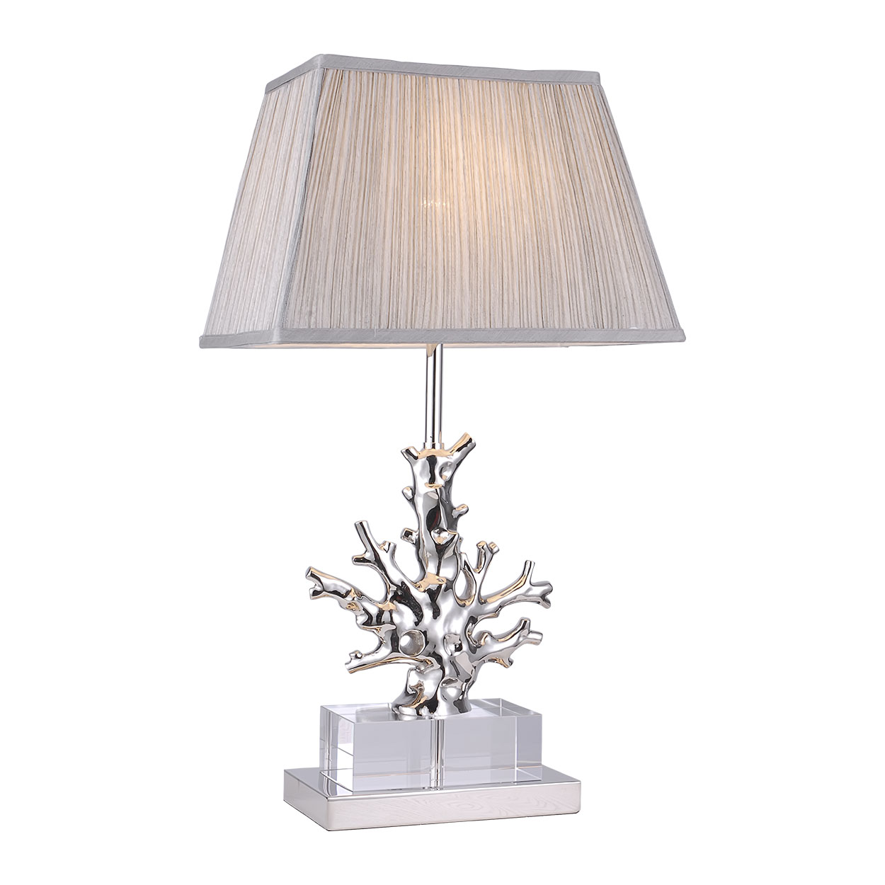 K2BT-1004 Лампа настольная "Silver coral"
