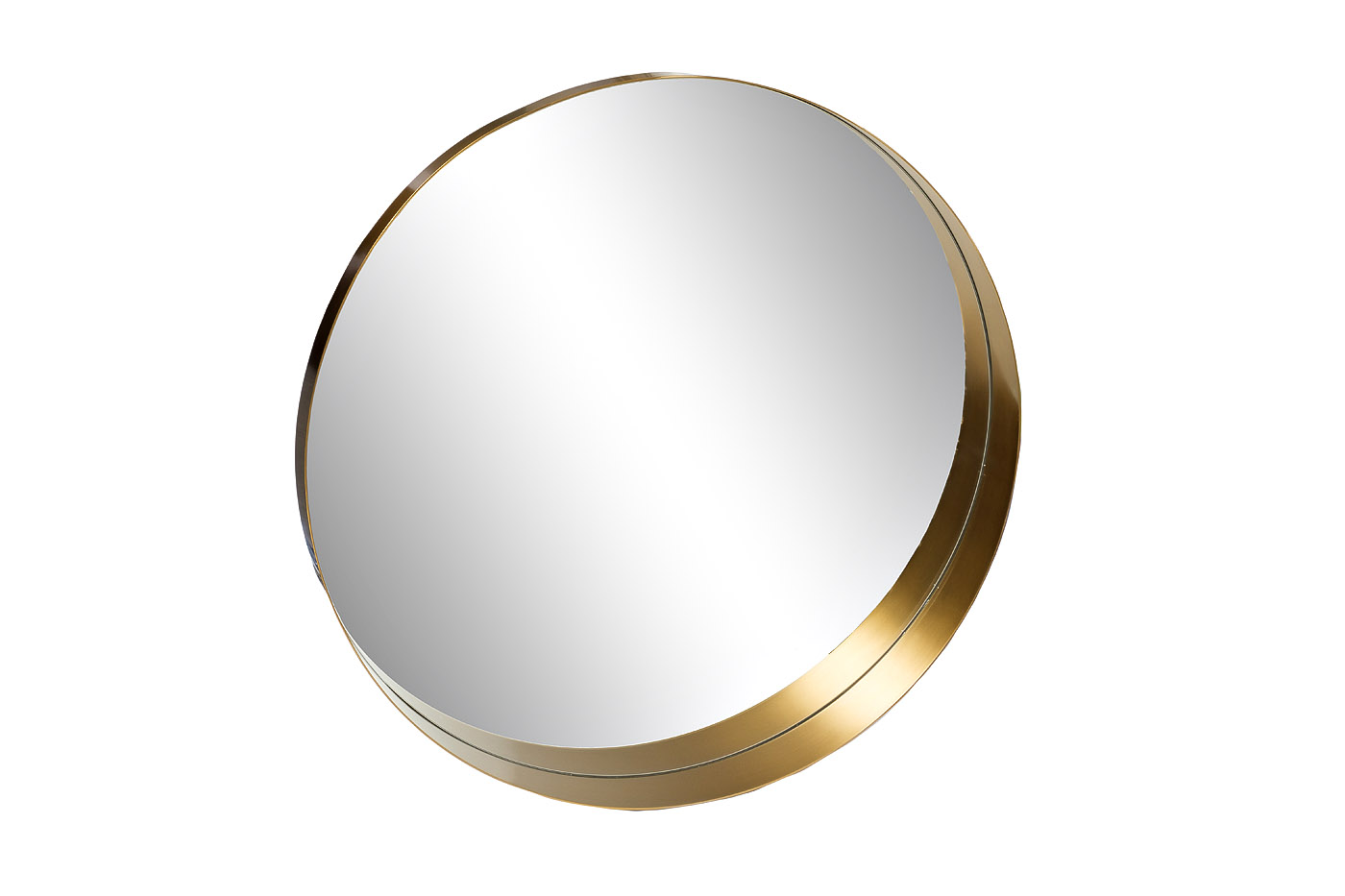 19-OA-6276L Зеркало в металлической объемной  раме золото 