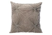 70SW-20306 Подушка с бисером "Лучи" серебро 45*45см