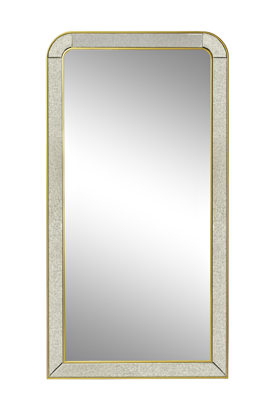 19-OA-8173 Зеркало напольное, рама отделка антик 