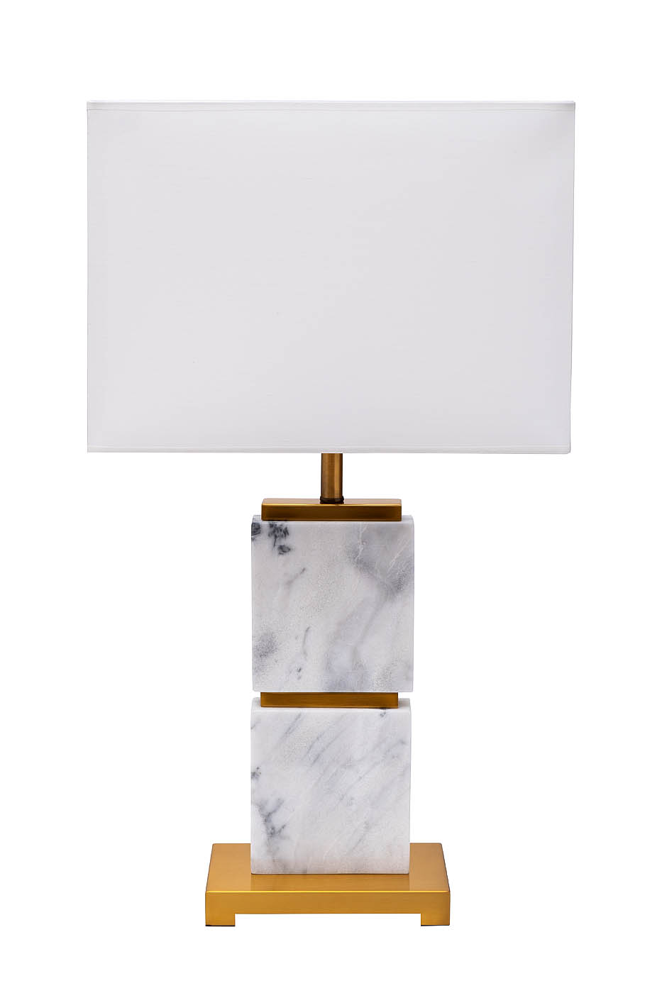 K2K111599 Лампа настольная, плафон прямоугольный кремовый