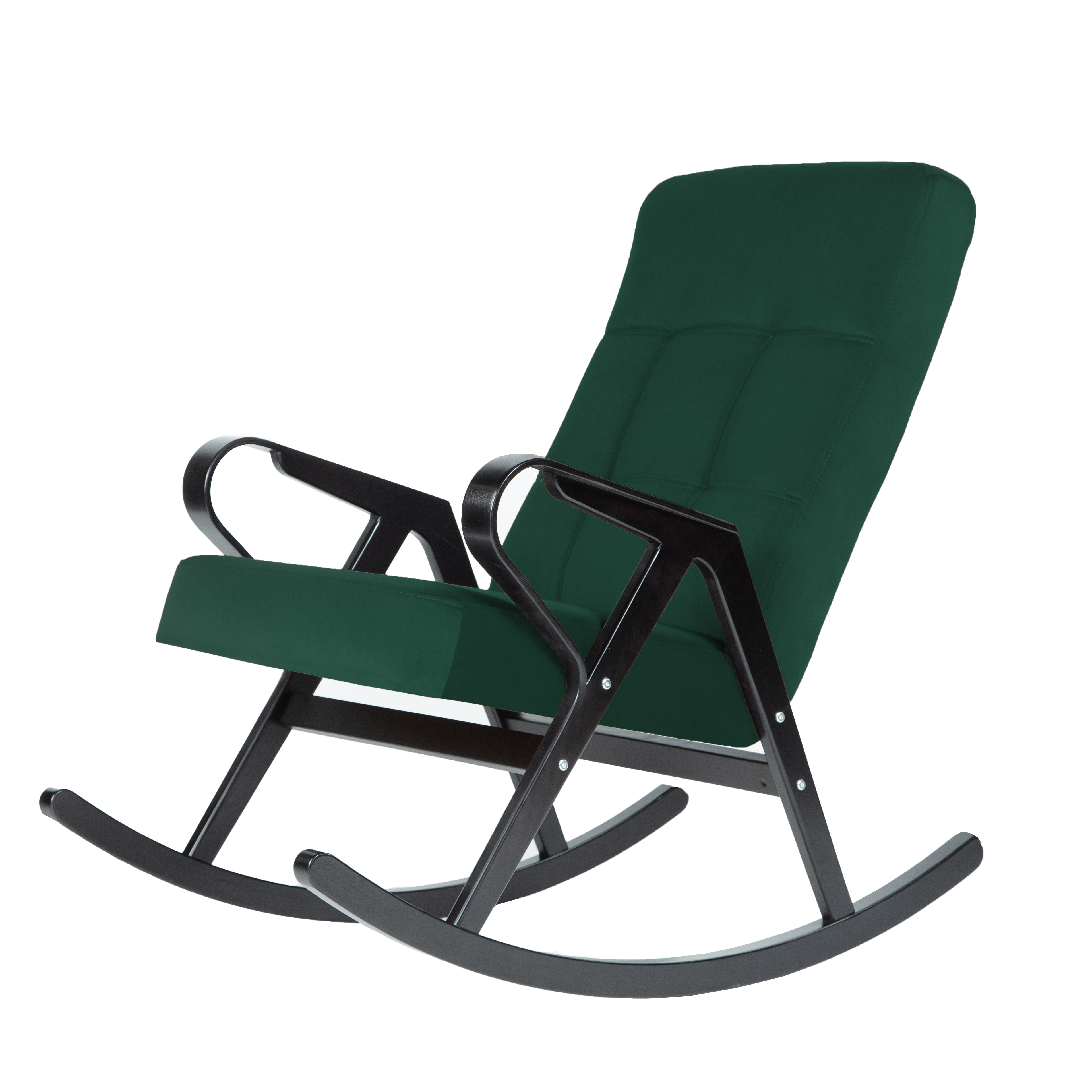 кресло-качалка Форест  Фреш 25 зелёный каркас  Чёрный