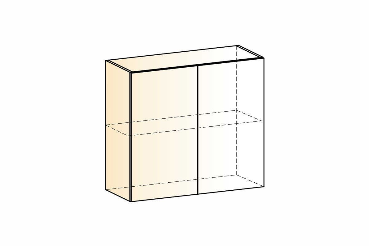 Бостон Шкаф навесной L800 Н720 (2 дв. гл.)