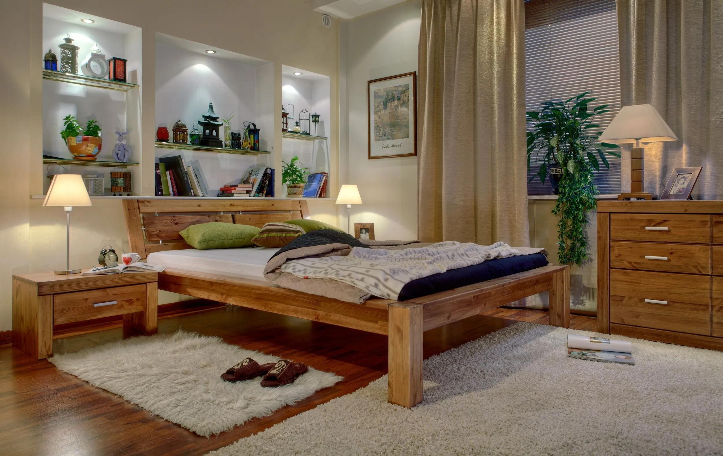 Спальня мебель дерево