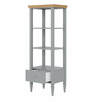 Этажерка «Ольса» 03 (h-1503) (серый7042-антик24)